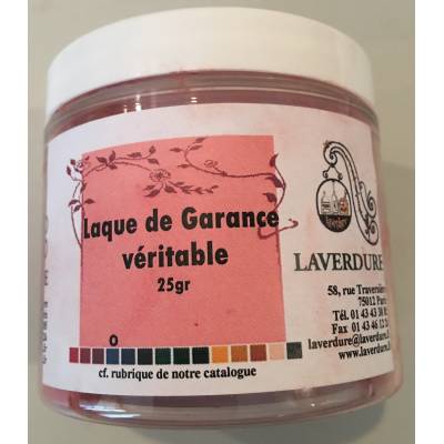LAQUE GARANCE VERITABLE boite Petit Modèle 25GR