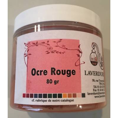 OCRE ROUGE Boite Petit Modèle 80GR
