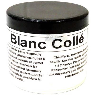 Blanc collé